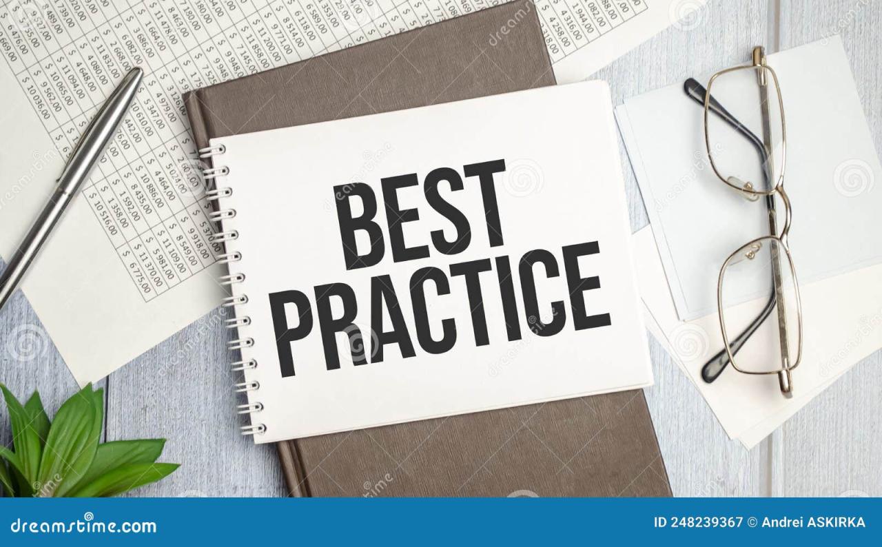Is “best practice” really the best practice?