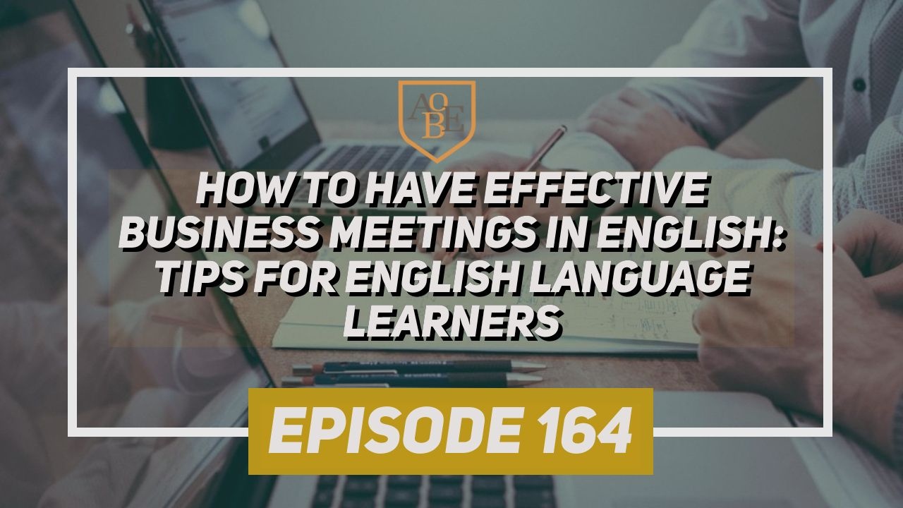 Business Meetings in English – AIRC277 Business Meetings in English – AIRC277